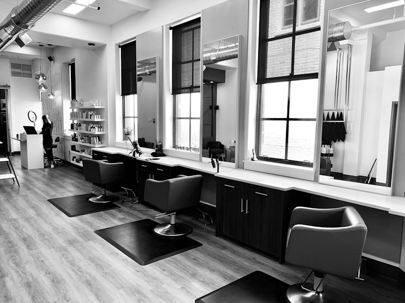 Hair studio interior and treatment inspiration